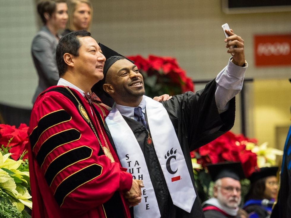 Instead of cashing his bonus, this college president gave it to local families and students.