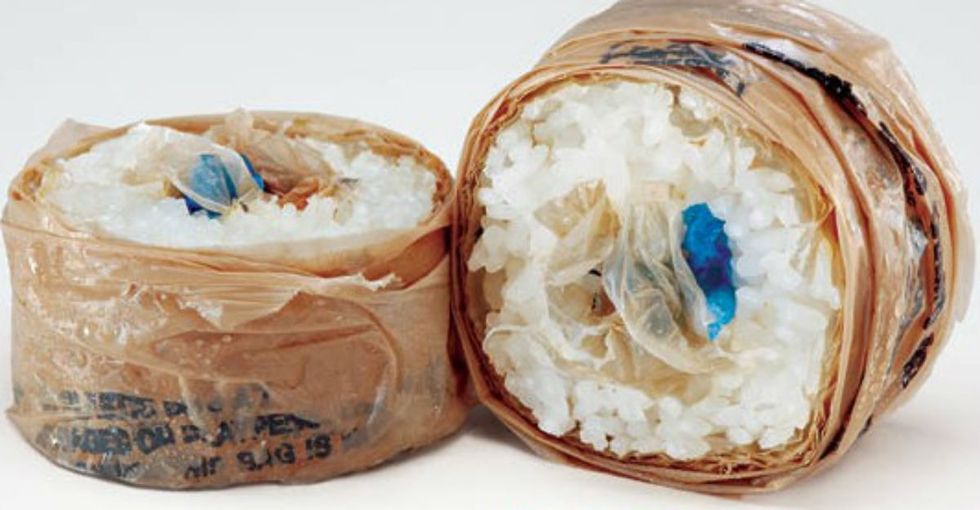 This guy thinks plastic water bottles should have graphic warning labels. He makes a great point.