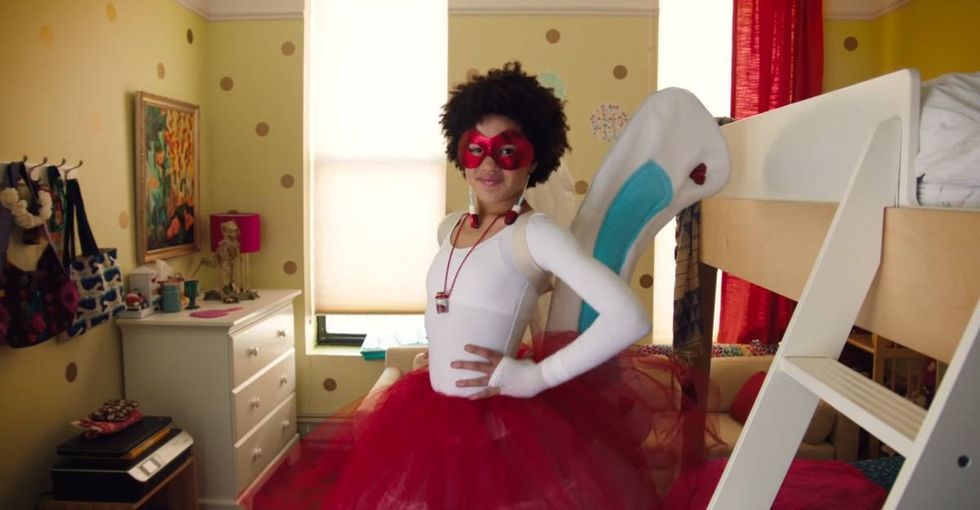 A funny menstrual product ad has a girl on the search for a mythical creature: the period fairy.