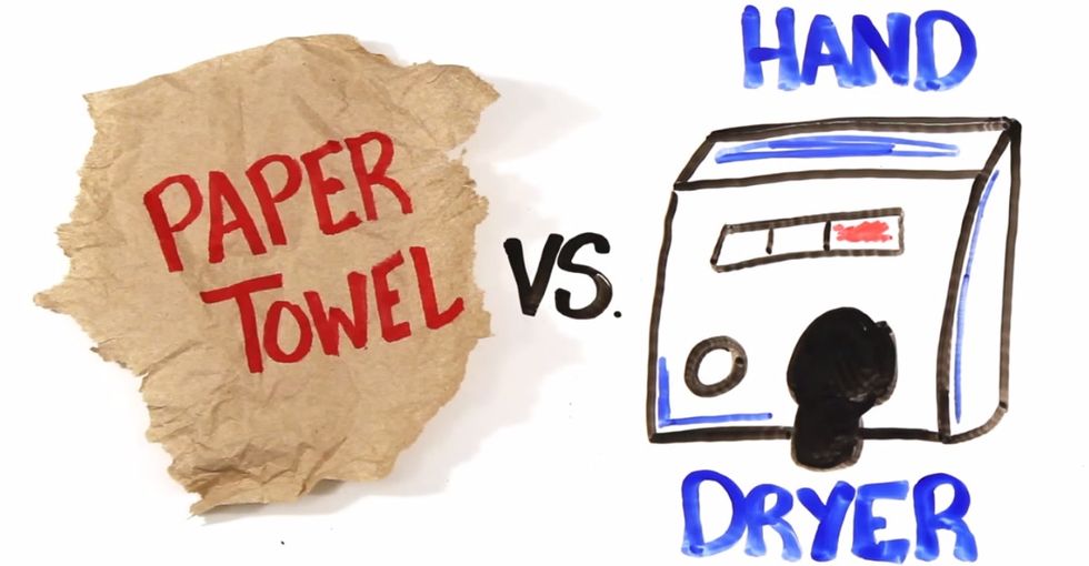 Have You Been Spreading Disease By Drying Your Hands Wrong?