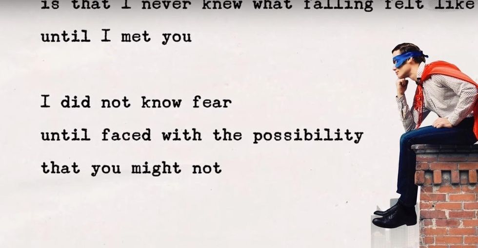 A fake letter from Superman about the very real struggle we all face when we love someone.