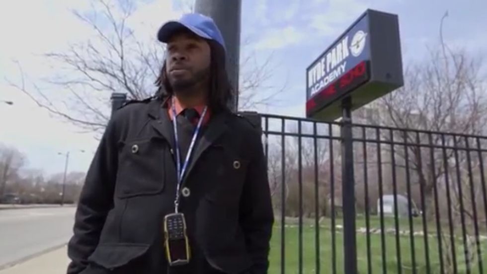 For some kids in Chicago, life is a war zone. But these military vets offer safe routes to school.