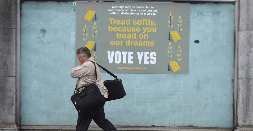 Take a look at how the people of Ireland are showing support for marriage equality.