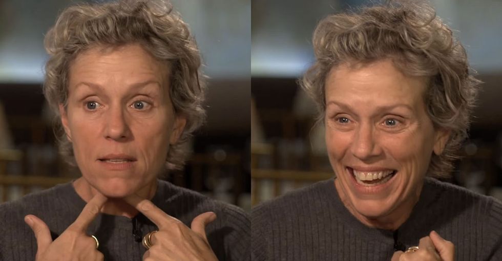 She's OK with the lines in her face. Here's what this actress figured out.