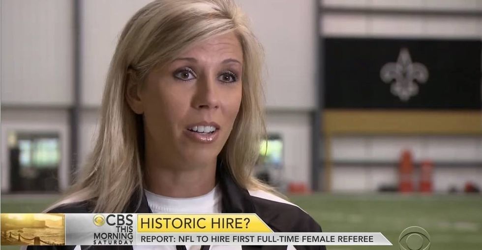 The NFL just hired their first female ref. Here's why that's huge news.