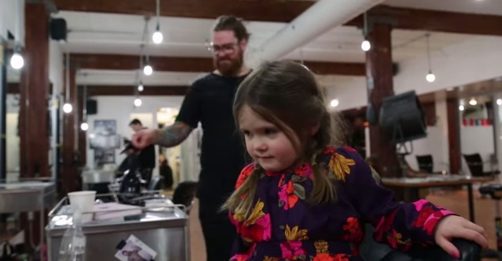 Have Long Hair? I Bet You're Sick Of Strangers Telling You To Do What This Toddler Just Did.