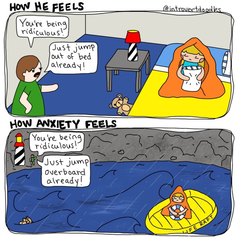 If you don't have it, chronic anxiety can be hard to understand. These ...