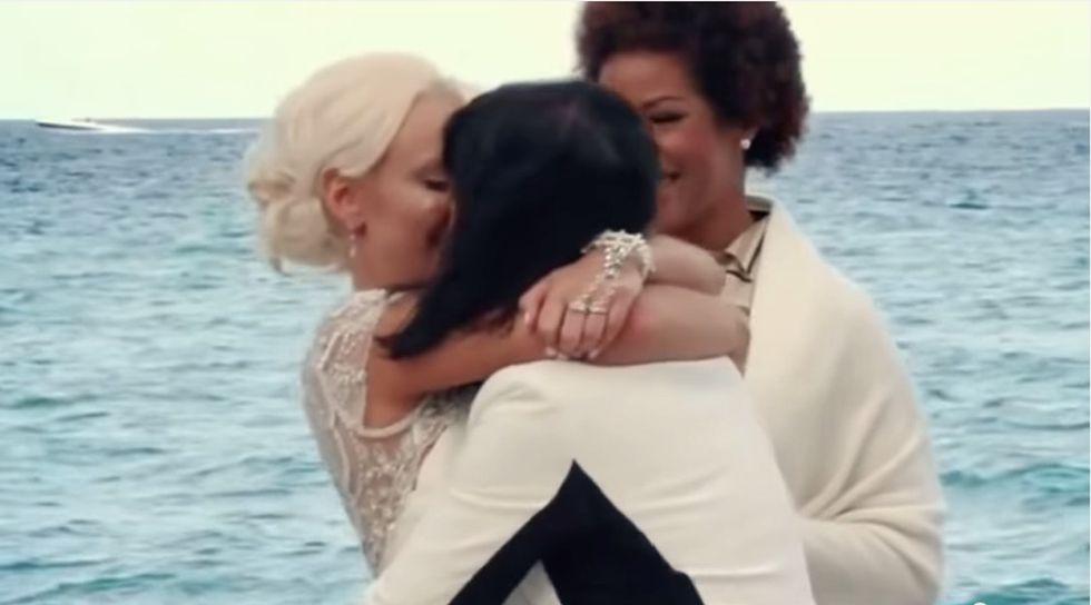 We've watched them come out, fall in love, become allies, and get married. It's now the law. Wow.