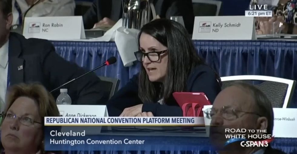 This bold Republican tore her party's platform to shreds and for a great reason.