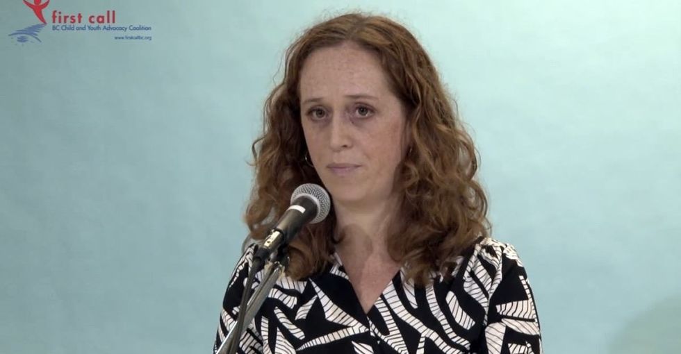 A teacher tells a story about a boy in her class. It has a beginning, a middle, and no end.