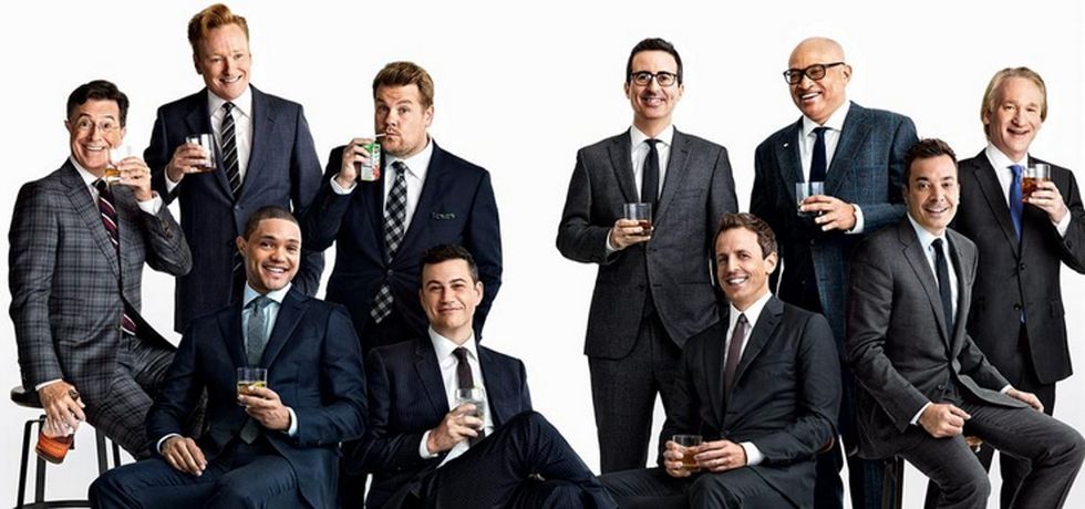Twitter had a field day with the glaring lack of women in this photo.