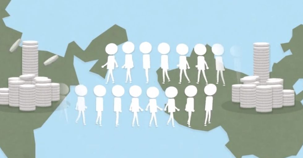 It sounds crazy, but he asks it anyway: What if we got rid of immigration laws?
