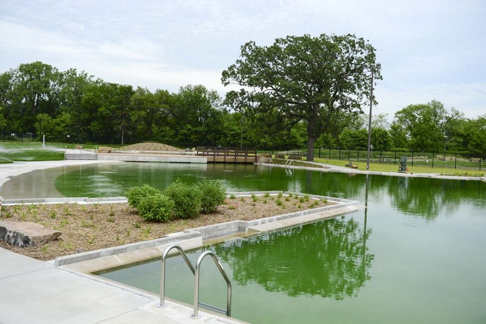 This public pool is completely chlorine-free. It's also the first of its kind in the U.S.