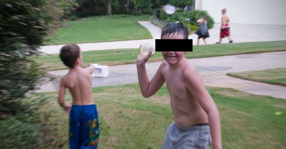 I’d love to hear the 911 call for the water balloon fight. It’d be funny if it wasn’t so disturbing.