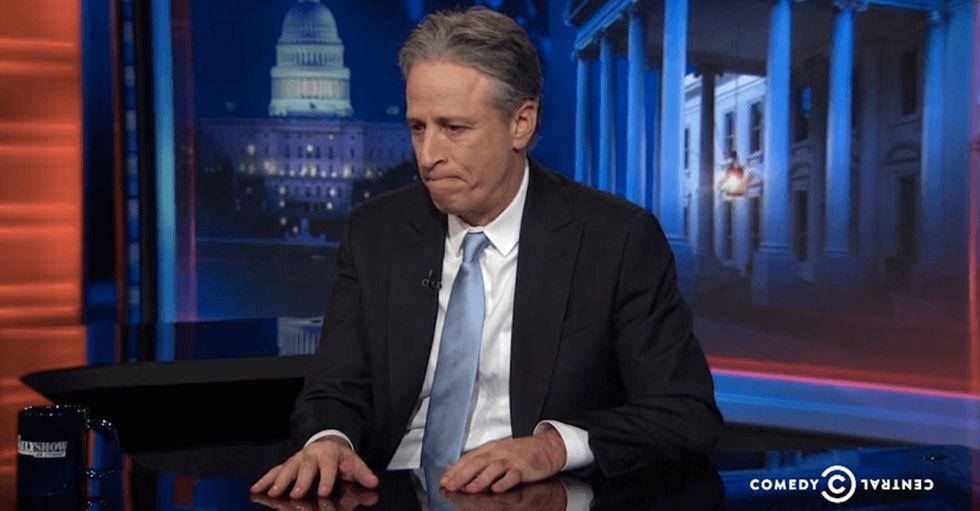 We all knew about Jon Stewart's departure because Innerwebz. But his audience was totally surprised.