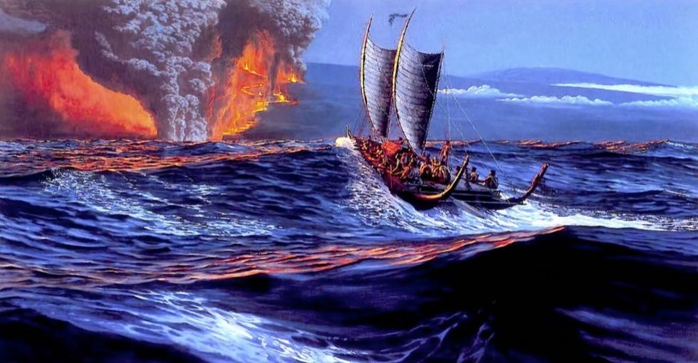 They survived 1,000 years in the middle of the Pacific. And then we arrived.