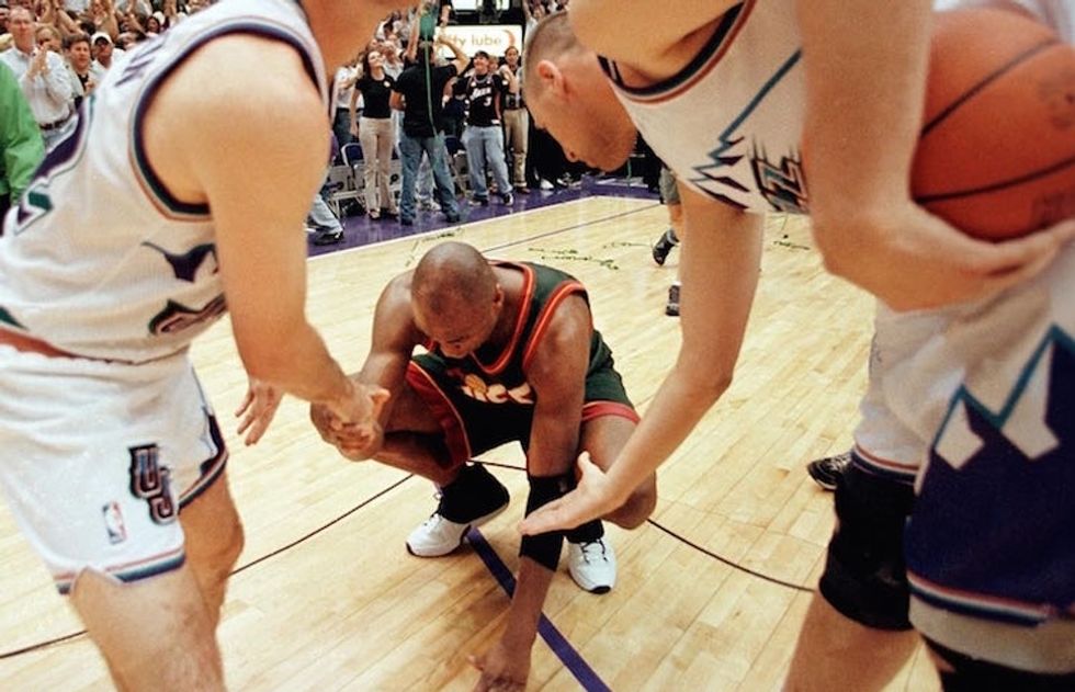 Some find this former NBA athlete's latest career move shocking. He just wants you be happy for him.