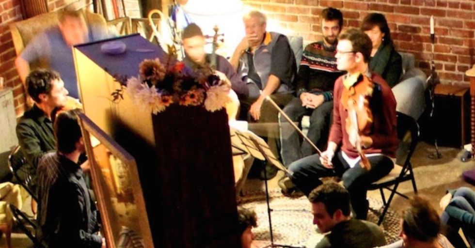 Would you attend a concert in a stranger's living room?
