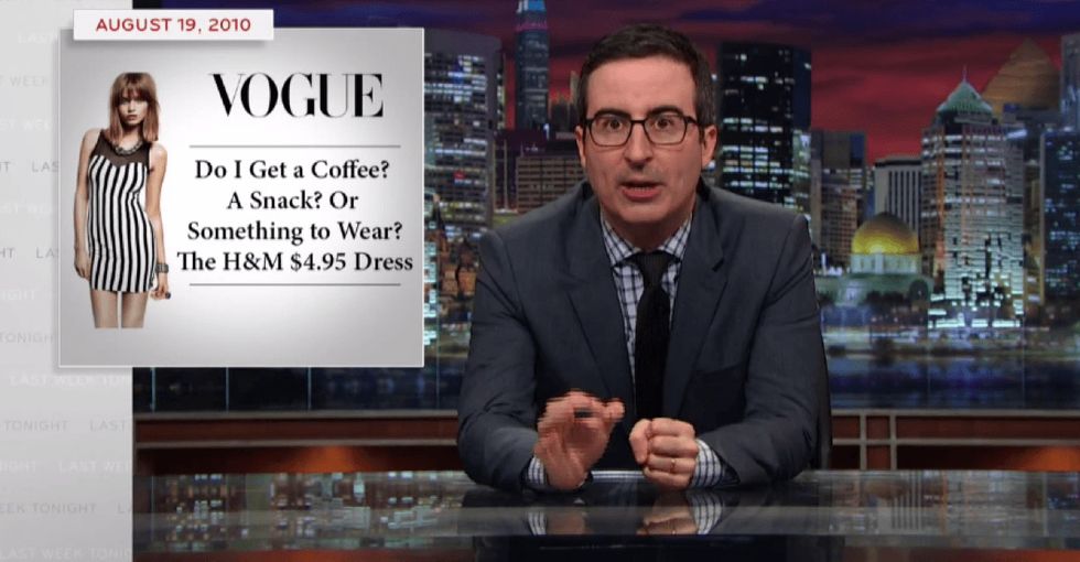 John Oliver digs into the low-cost, child labor hypocrisy in the fashion industry.