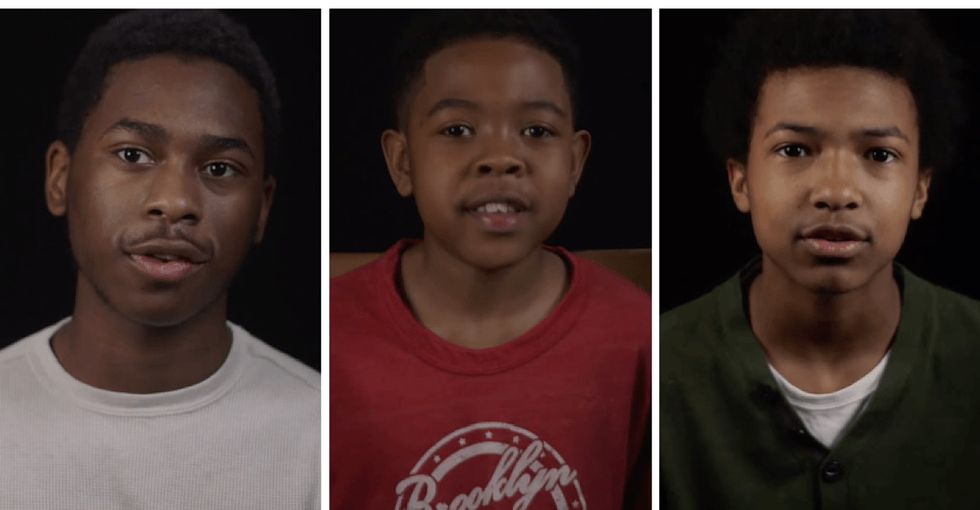 A short documentary takes a look at what it's like to grow up black in America.