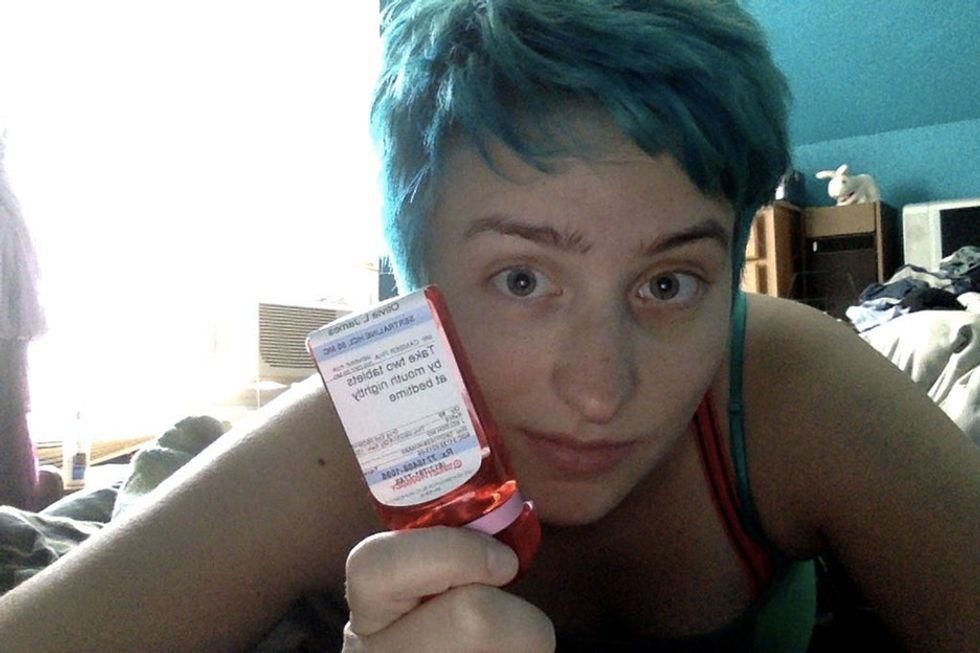 Some people need medication for their mental health. These selfies show that's perfectly OK.