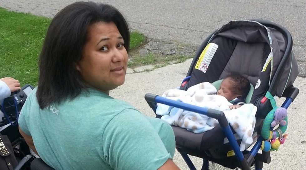 How a teen inventor designed an incredible stroller for a mom who uses a wheelchair