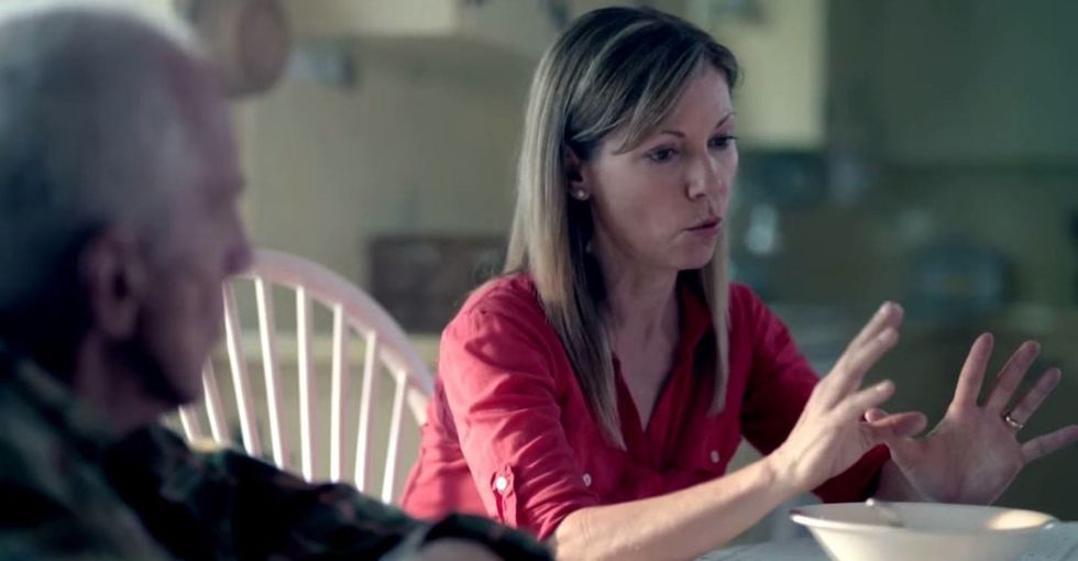 An adorable ad shows a father looking after his daughter. Decades later, the roles change.