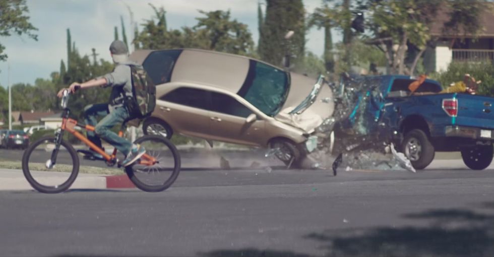 A distracted driving PSA that hits hard: It's more than just not texting behind the wheel.
