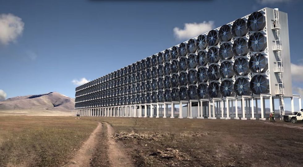 Meet the giant air-sucking wall that might help combat climate change.