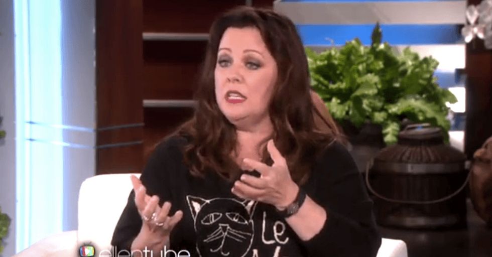 Melissa McCarthy confronted a critic who said actresses should always be pretty in movies.
