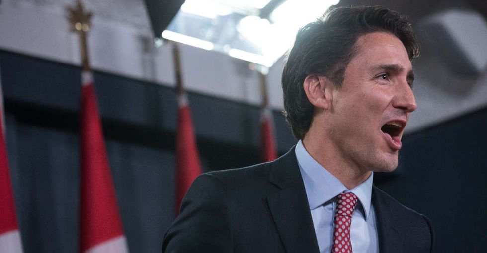 When a reporter made fun of Justin Trudeau for taking the bus, he had a great comeback.
