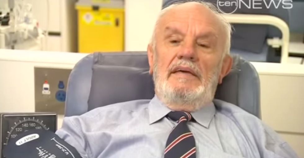His rare blood has helped save millions of babies' lives. Meet 'the man with the golden arm.'