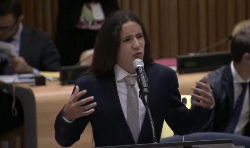 Meet the 15-year-old hero who just gave the U.N. some real talk about the future of his generation.