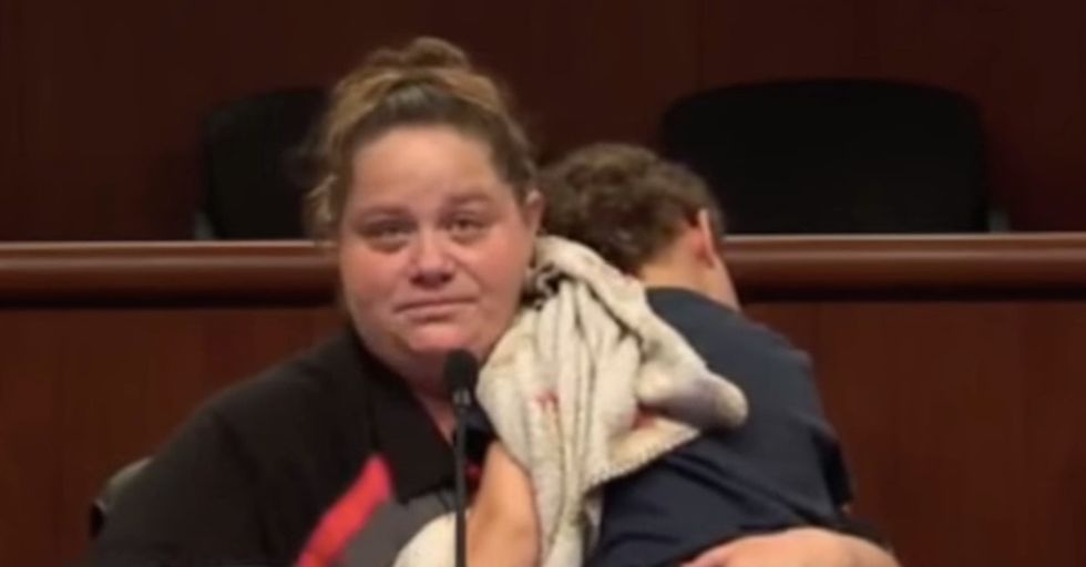 A mom goes to a hearing about minimum wage to make a point. I think it worked.