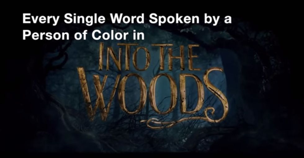 His web series cuts white people out of movies. Every video is under a minute.