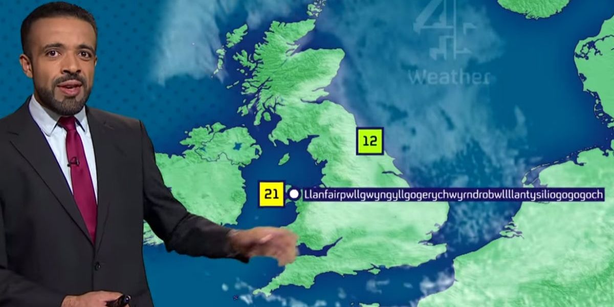 A Weatherman Who Said Llanfairpwllgwyngyllgogerychwyrndrobwllllantysiliogogogoch Is A Hero. - Upworthy