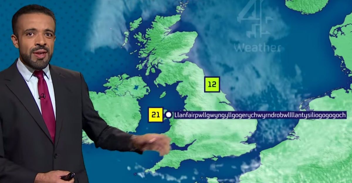 A weatherman who said Llanfairpwllgwyngyllgogerychwyrndrobwllllantysiliogogogoch is a hero.