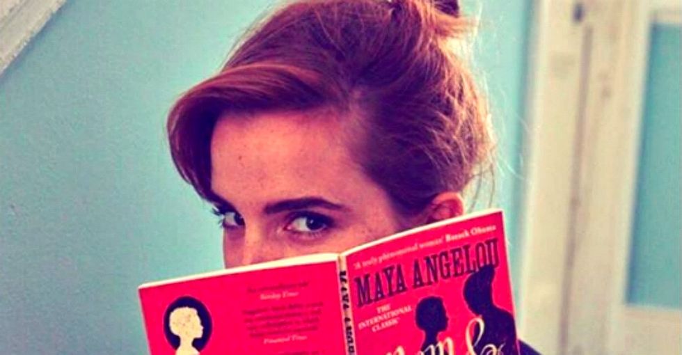 The delightful reason Emma Watson is hiding books on the subway.