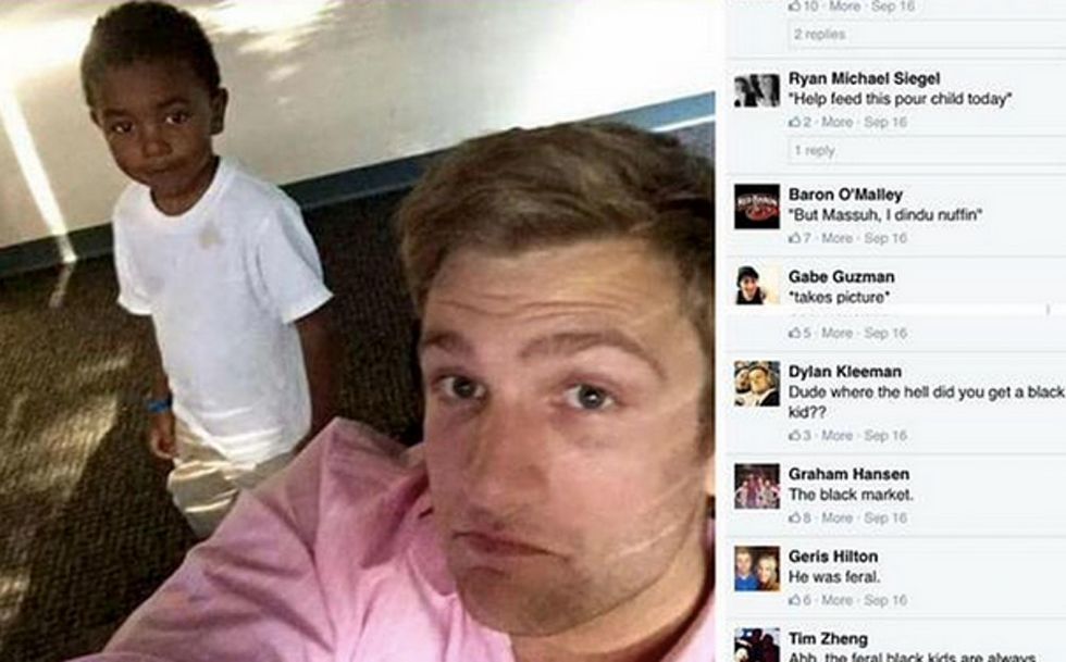 This offensive photo sparked a whole lot of love for the boy who deserved better.