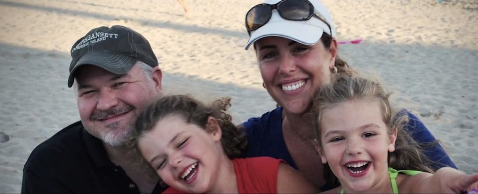 They divorced when he realized he was gay. See how they're raising their kids together.
