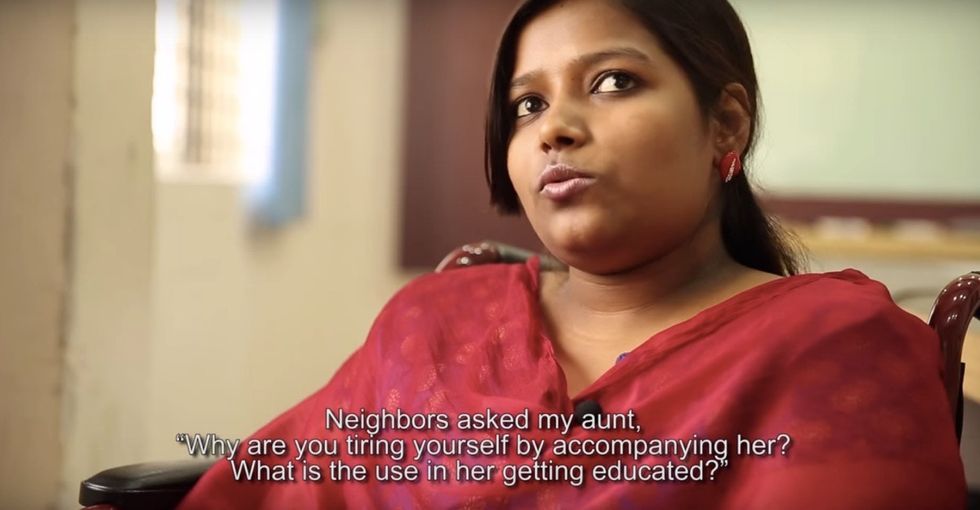 People didn't think a woman with a disability needed an education. She proved them wrong.