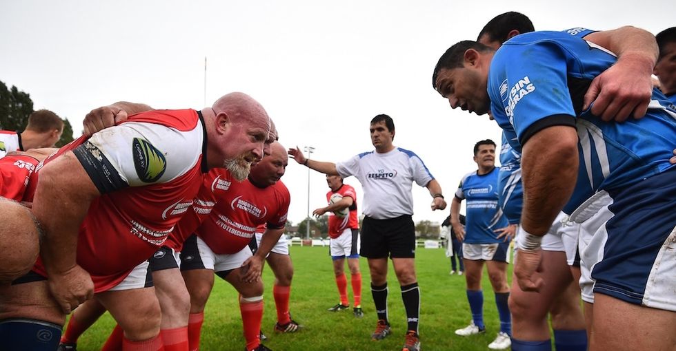 In 1982, these men were sworn enemies. For 1 day in 2015, they became teammates.