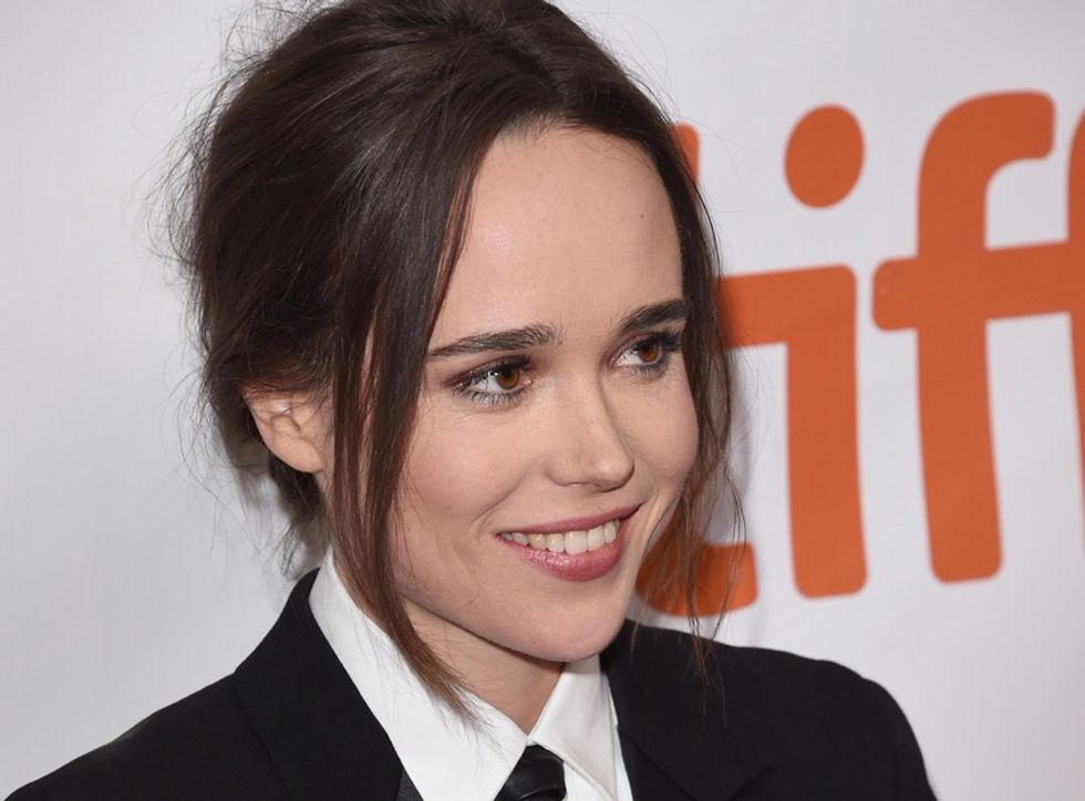 Her girlfriend at her side, Ellen Page attended the premiere of her film, 'Freeheld.'