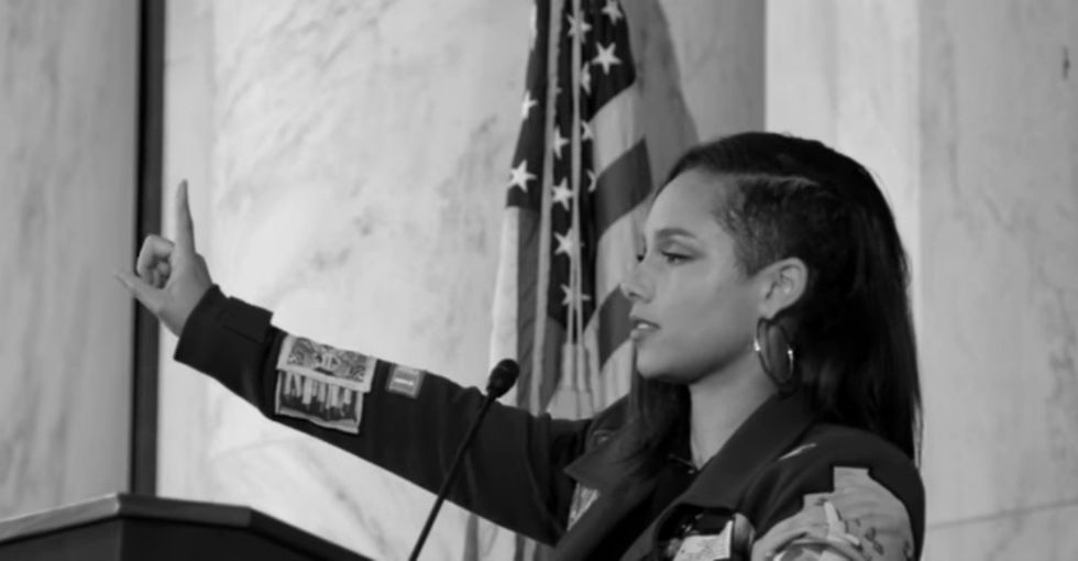 Alicia Keys released a beautiful video to get 1 million signatures for prison reform.