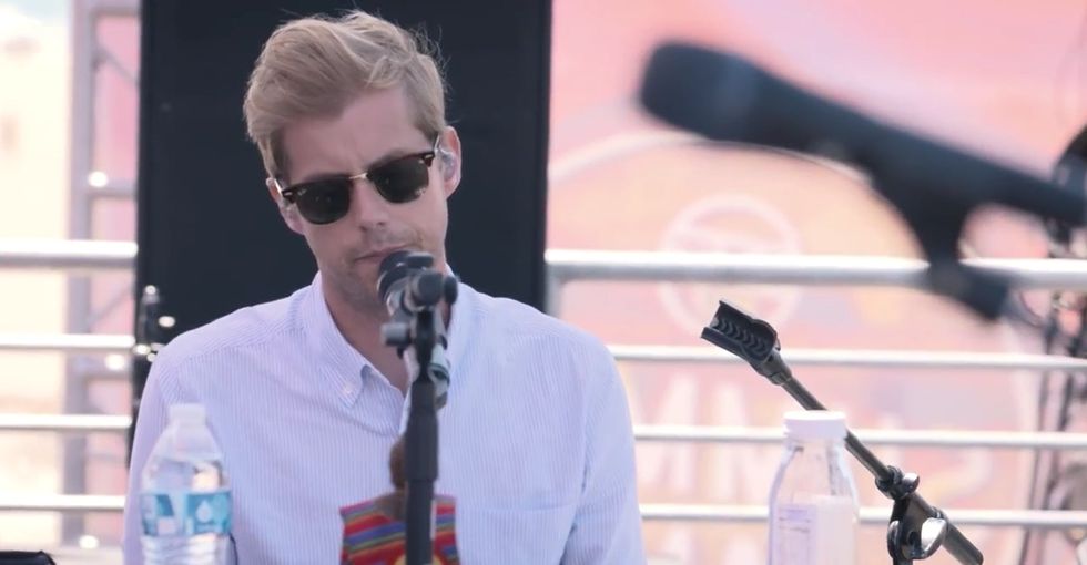 10 years after his cancer diagnosis, singer Andrew McMahon is giving back in a big way.