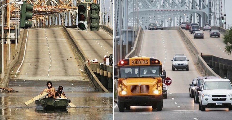 Stunning photos capture 10 years of Hurricane Katrina recovery.