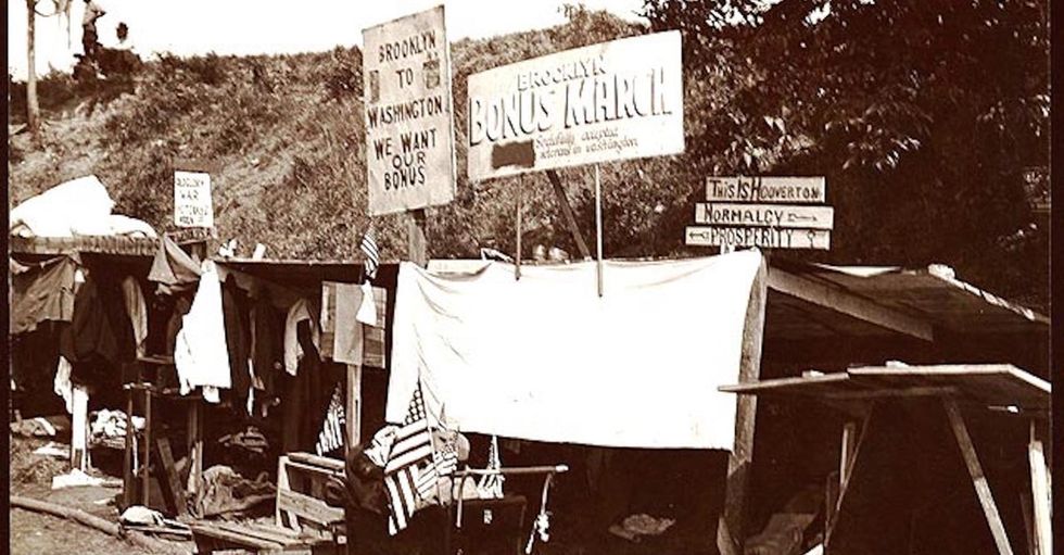WWI vets got the short end of the stick in the Great Depression. This was their answer.