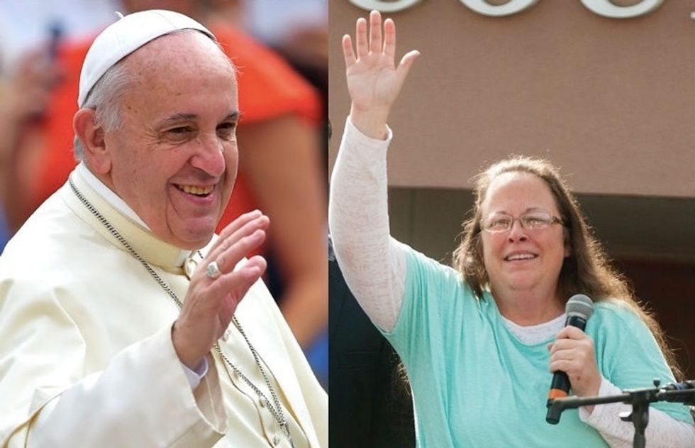 What we can learn from what Kim Davis and the Pope did this week