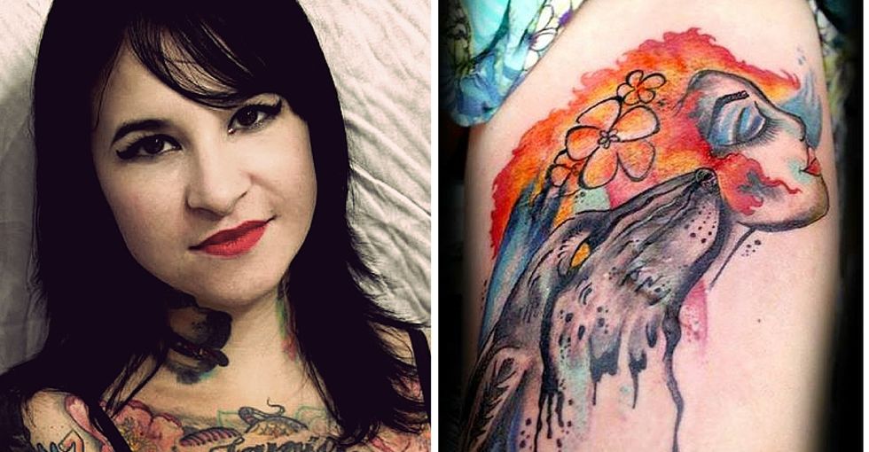 See the moving before-and-after photos of painful scars turned into art.