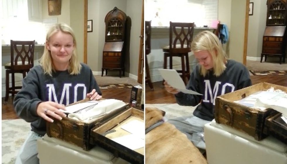 In 1999, everyone in her family wrote her a letter. 17 years later, she finally read them.